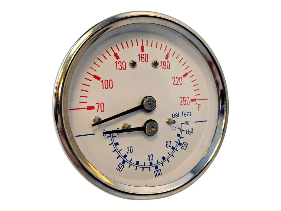 Lochinvar GTP2900 0-75 PSI Tri-O-Meter Gauge
