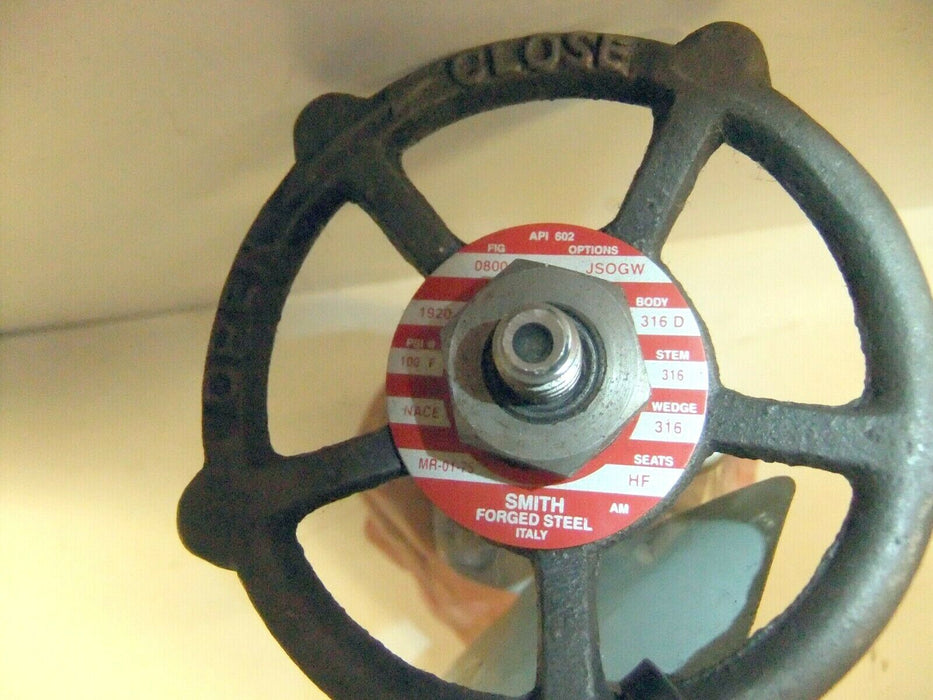 Smith Valve Fig. 800 JSOGW Bolted Bonnet