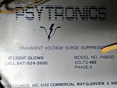 Psytronic P4803D Surge Suppressor