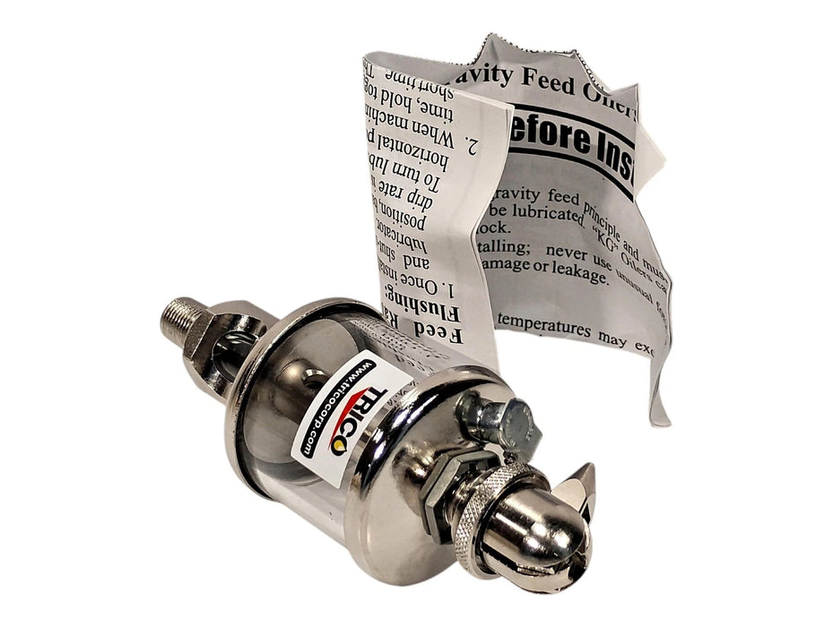 Trico 37011 Series KG 1 oz Glass Gravity Feed Oiler w/ 1/8 in NPT Port
