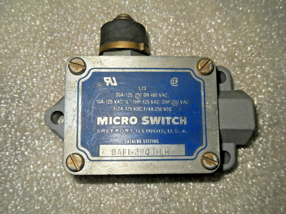 1 Honeywell MICRO SWITCH BAF1-2RQ3-LH LIMIT SWITCH