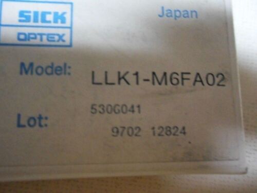1 SICK OPTIC ELECTRONIC LLK-1M6FA02 FIBER OPTIC CABLE BIFURCATED