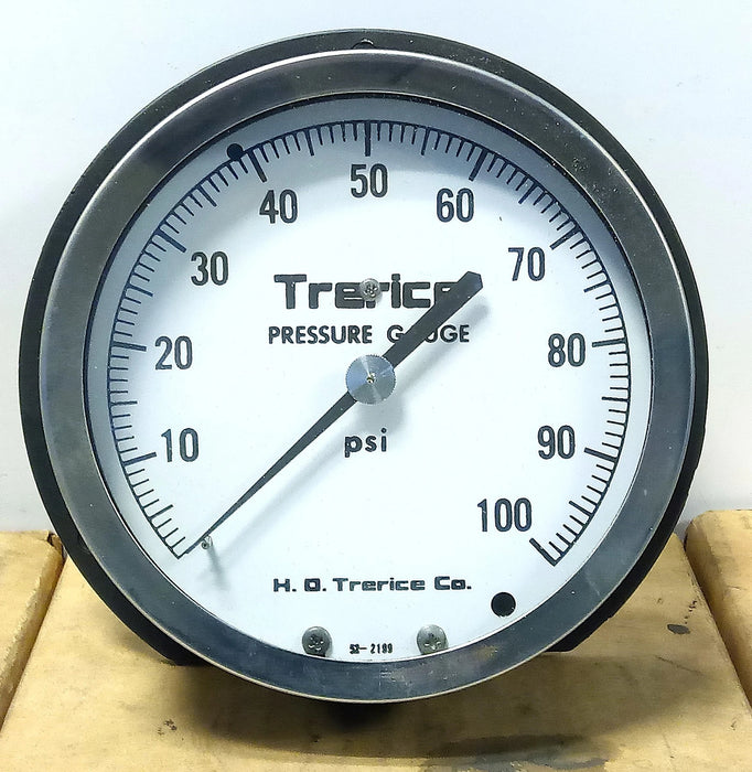Trerice 600B 0-100 psi Air Pressure Gauge