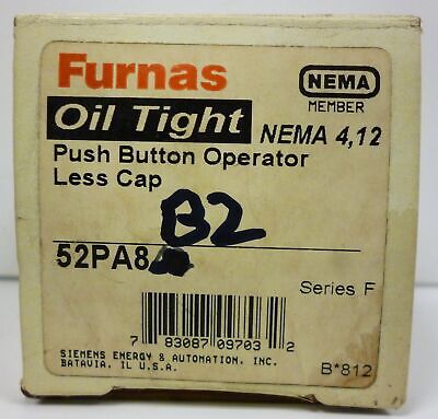 Furnas 52PA8B2 Red Extended Operator Head for Pushbutton Switch