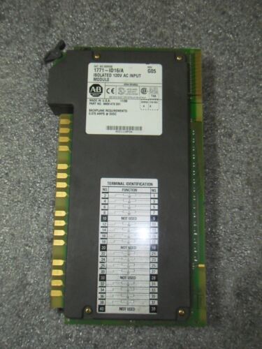 Allen-Bradley 1771-ID16/A ISOLATED 120VAC INPUT MODULE