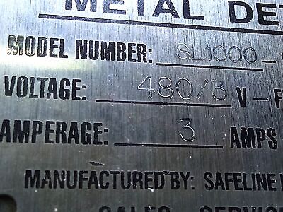 Metler Toledo SL-1000 SAFELINE Metal Detection Conveyor System