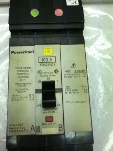 Square D FDA241004 Circuit Breaker
