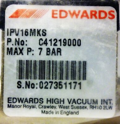 Edwards C412-19-000 Control Valve