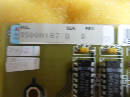 1 ABB 3500N187 DRIVE LOGIC BOARD