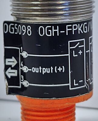 IFM Efector OGH-FPKG/V4A/US OG5098 Photoelectric Proximity Sensor