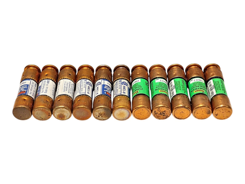 Bussmann FRN-R-2 250 V AC 2 A Current-Limiting Time-Delay Fuses