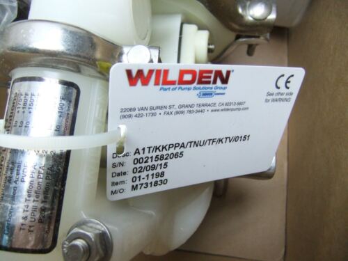 Wilden Plastic Pump 1/2" 01-1198