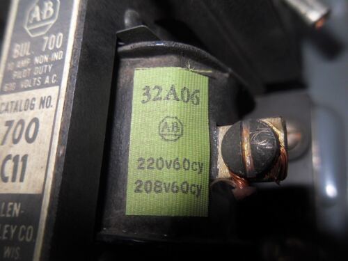 Allen-Bradley 700-C11 10A 600VAC Relay