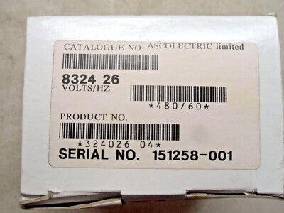 ASCO 832426 110/120 V AC 6 W 125 psi Solenoid Valve for Hazardous Locations