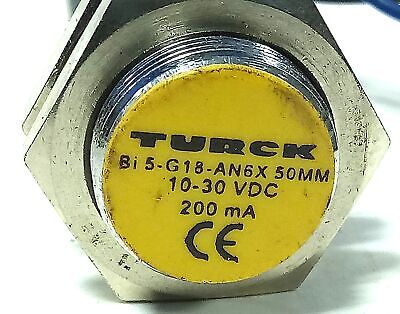 Turck BI5-G18-AN6X 10-30 V DC Inductive Proximity Sensor