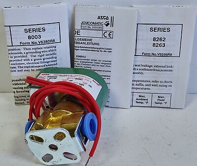 ASCO 8262B208-120/60,110/50 Solenoid Valve