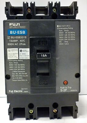 Fuji BU-ESB2015L Circuit Breaker with Lugs