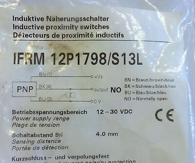 Baumer IFRM12P1798/S13L 12-30 V DC Inductive Proximity Sensor