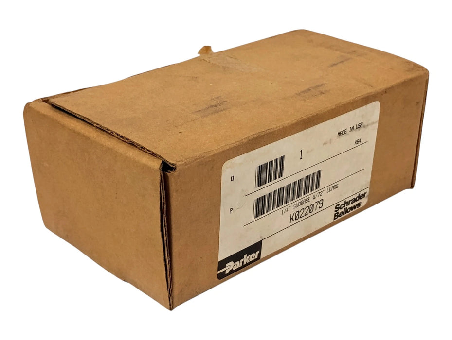 Parker K022079 Valveair II 1/4 in Pneumatic Valve Subbase
