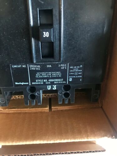Westinghouse EB3030L Circuit Breaker