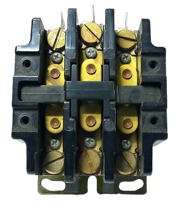 Furnas 42BE35AJ 600 V AC 30 A 3 Pole Definite Purpose Contactor w/ 24 V AC Coil