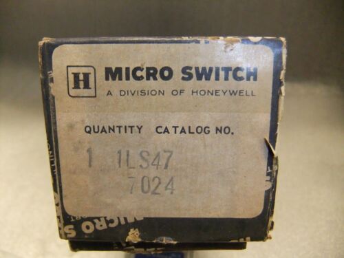 1 MICRO SWITCH 1LS47 LIMIT SWITCH