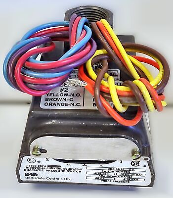 Barksdale CD2H-H18SS DIALAMATIC Adjustable Diaphragm Pressure Switch