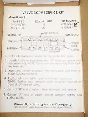 Ross W754K87 Valve Body Service Kit