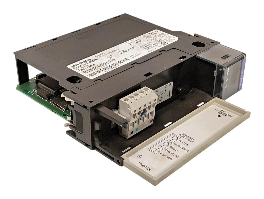 Allen-Bradley 1756-DNB Ser A CAT Rev T01 F/W Rev 6.002 24 VDC Digital PLC Module