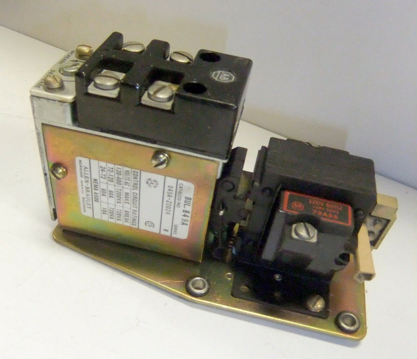 Allen-Bradley 849A-ZOD24 SER B Pneumatic Timing Relay