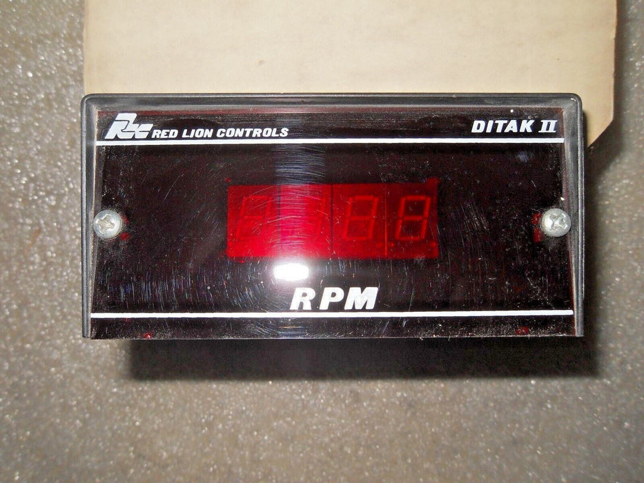 Red Lion Ditak II Model 101 Digital Tachometer DT-11A