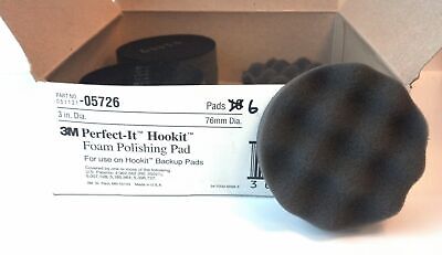 3M 051131-05726 05726 3" Perfect-It Hookit Foam Polishing Pad - Qty 6