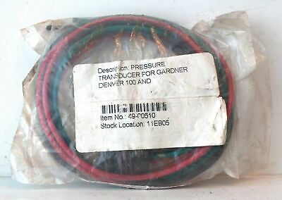 Gardner Denver 88H359 200 PSIG Ratiometric Pressure Transducer Sensor & Cable