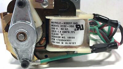 Merkle-Korff 3732-350 Gear Motor 172K044H01 240 V 60 Hz