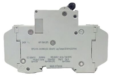 Schneider Electric 60179 15 A 240 V AC 3 P Din Rail Mount Circuit Breaker
