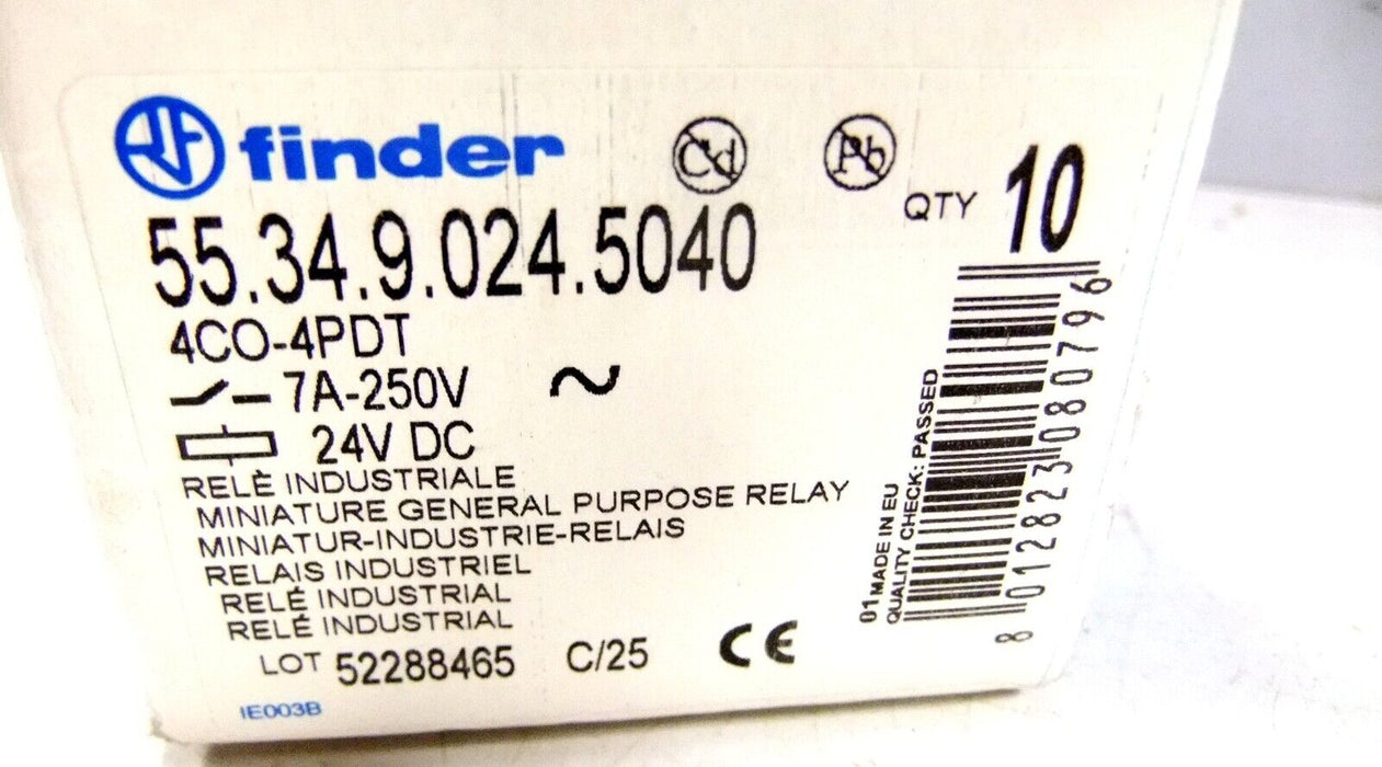 Finder 55.34.9.024.5040 Relay 7-250V 24VDC