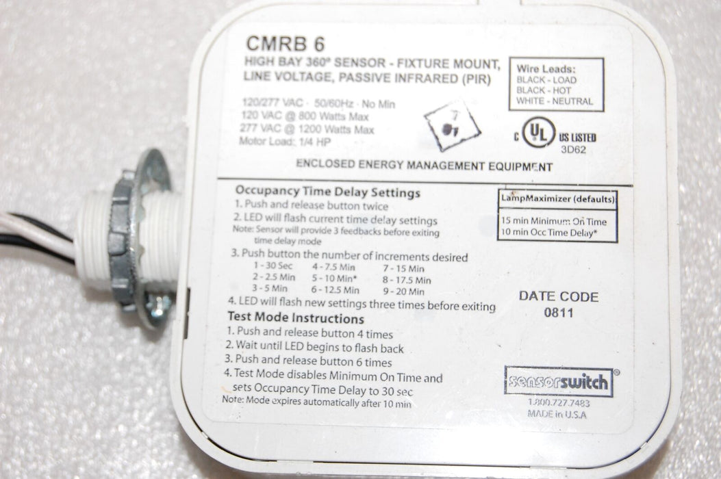 SENSOR SWITCH CMRB 6 HIGH BAY 360 DEGREE SENSOR