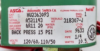ASCO HV2363093 RedHat Solenoid Valve