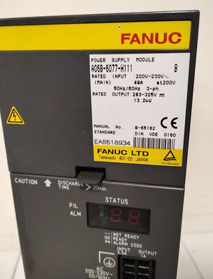 Fanuc A06B-6077- H111 200-230 V AC 49 A 13.2 kW Power Supply Converter Module