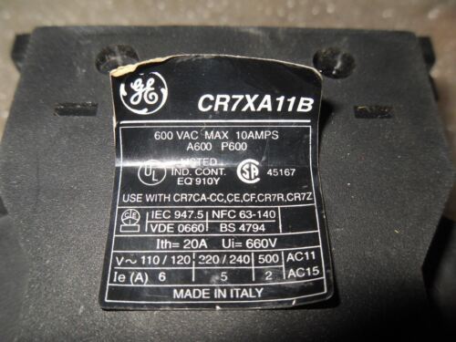 GE CR7CFA Contactor