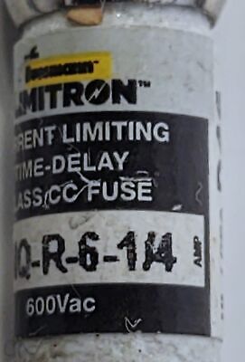 Bussmann FNQ-R-6-1/4 LIMITRON Current-Limiting Time Delay Fuses