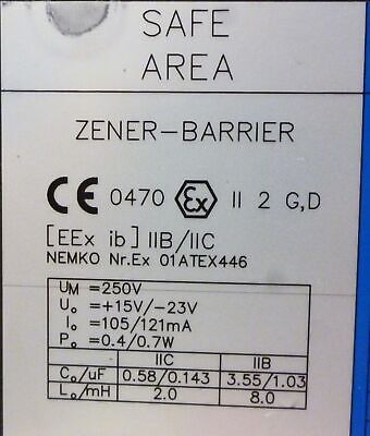 ABB 3HNE 05281-1 ZENER BARRIER