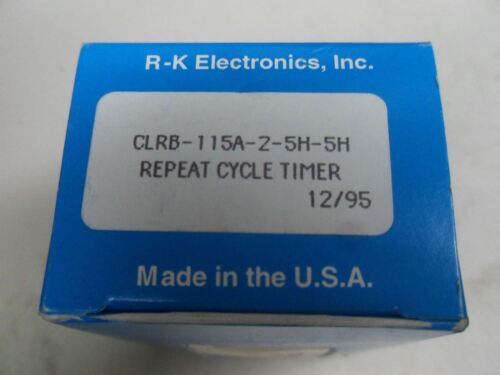 1 Rk Electronics Clrb-115A-2-5H-5M Timer