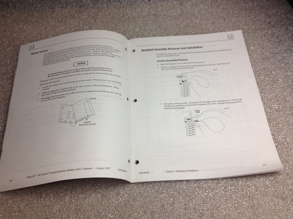 GE Fanuc GFK-0412B Series 90-30 Genius Communications Module Users Manual