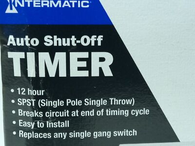 Intermatic FF12HC 120-277 V AC 7-20 A Auto Shut-Off Timer