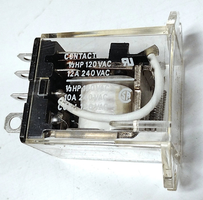 Omron LY2F-US 120 V AC 10 A 1/3 hp Miniature Ice Cube Relay