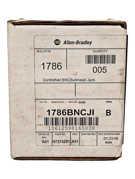 Allen-Bradley 1786-BNCJI Ser B ControlNet Isolated Bulkhead BNC Connector
