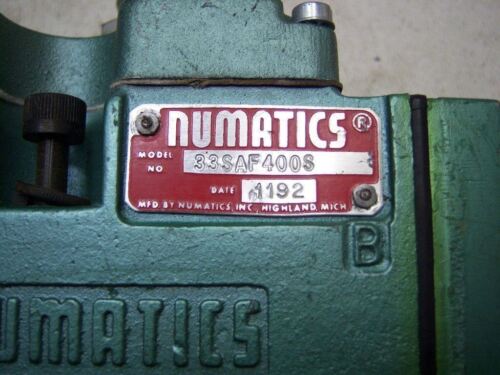 Numatics Solenoid Valve 33Saf400S 110/120