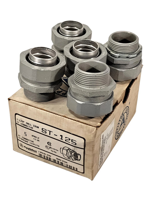 Appleton ST-125 1-1/4 in Liquidtight Flexible Metal Straight Conduit Fitting