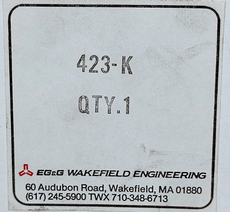 Wakefield Engineering 423-K Aluminum Thermal Heat Sink for TO Power Transistor